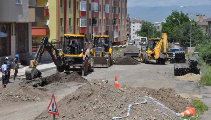 Erzurum’da alt yapı seferberliği